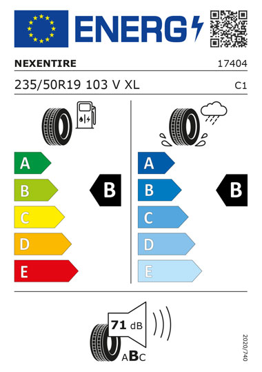 Kia Tyre Label - nexen-17404-235-50R19-380x540